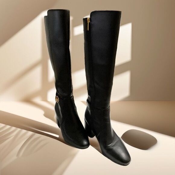 MICHAEL Michael Kors Black Heeled Boots - Picture 3 of 9
